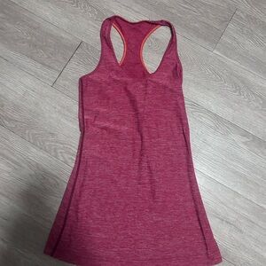 lululemon athletica Pink Heather Racerback Tank